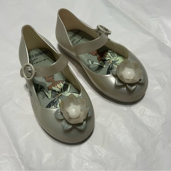 Mini Melissa x Disney Princess Tiana Flats - Picture 2 of 8